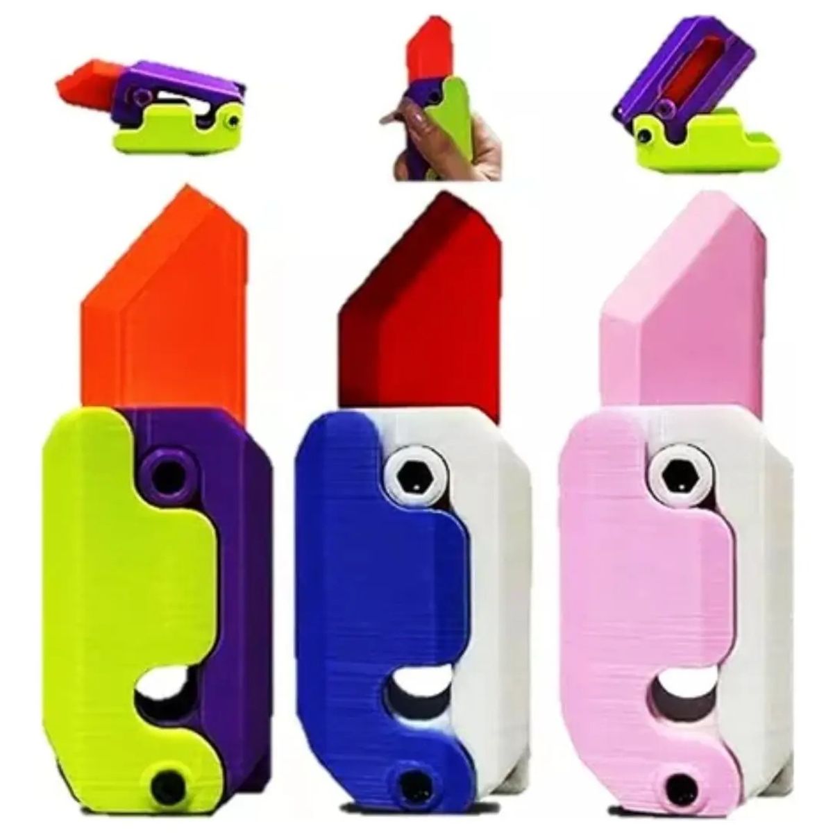 GENERICO - Cuchillo Juguete Plástico Sensorial Juguete Antiestres