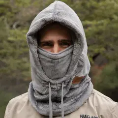 WADING ANGLERS - Gorro Bajo Cero Unisex Gris Perla