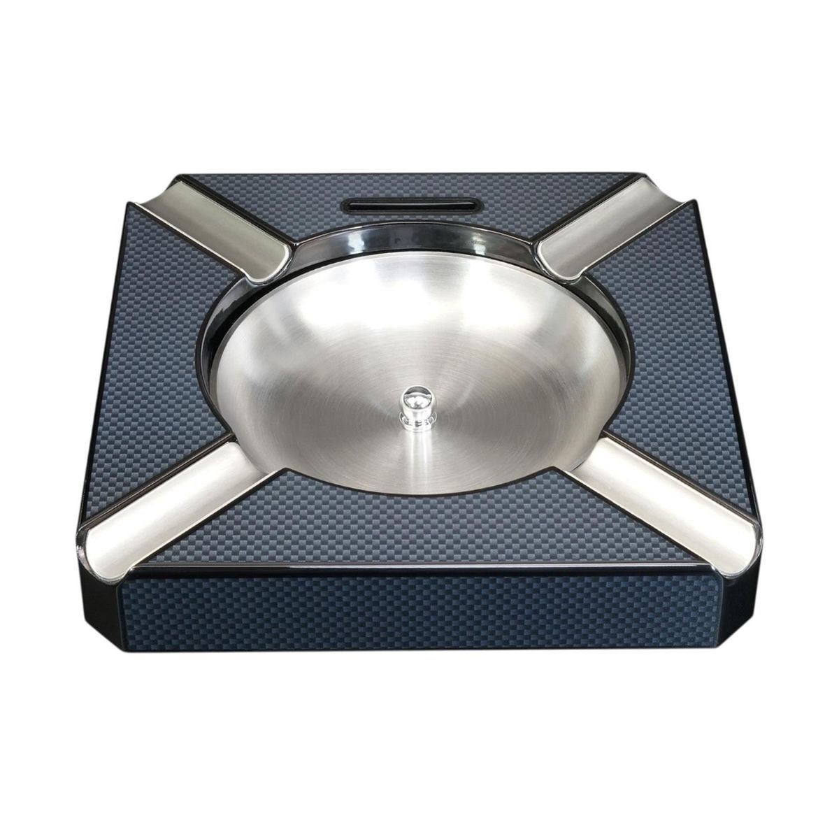 R24 - Cenicero Puros Fibra Carbono con Cortador Metal