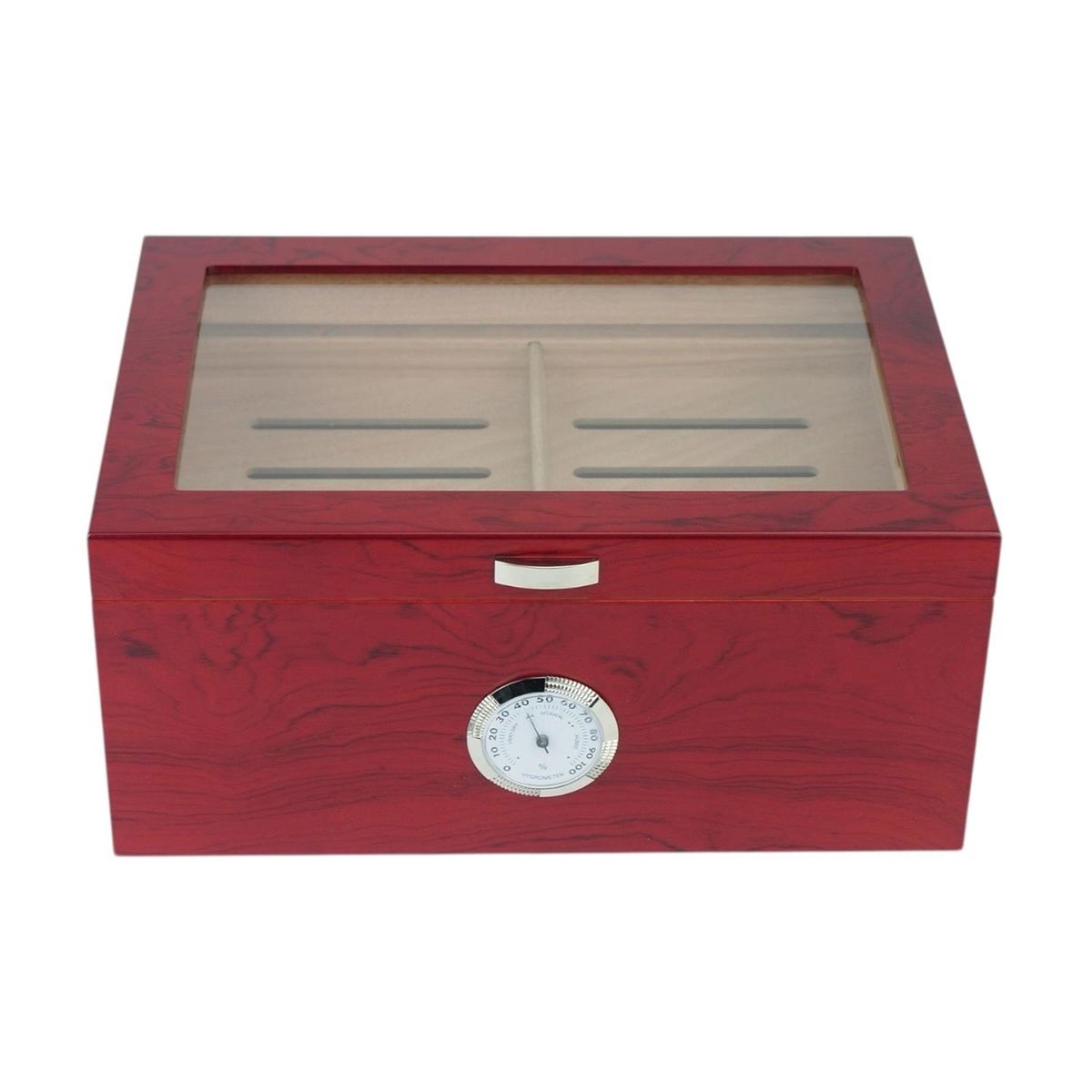 R24 - Humidor 100 Puros Bubinga MDF con Bandeja