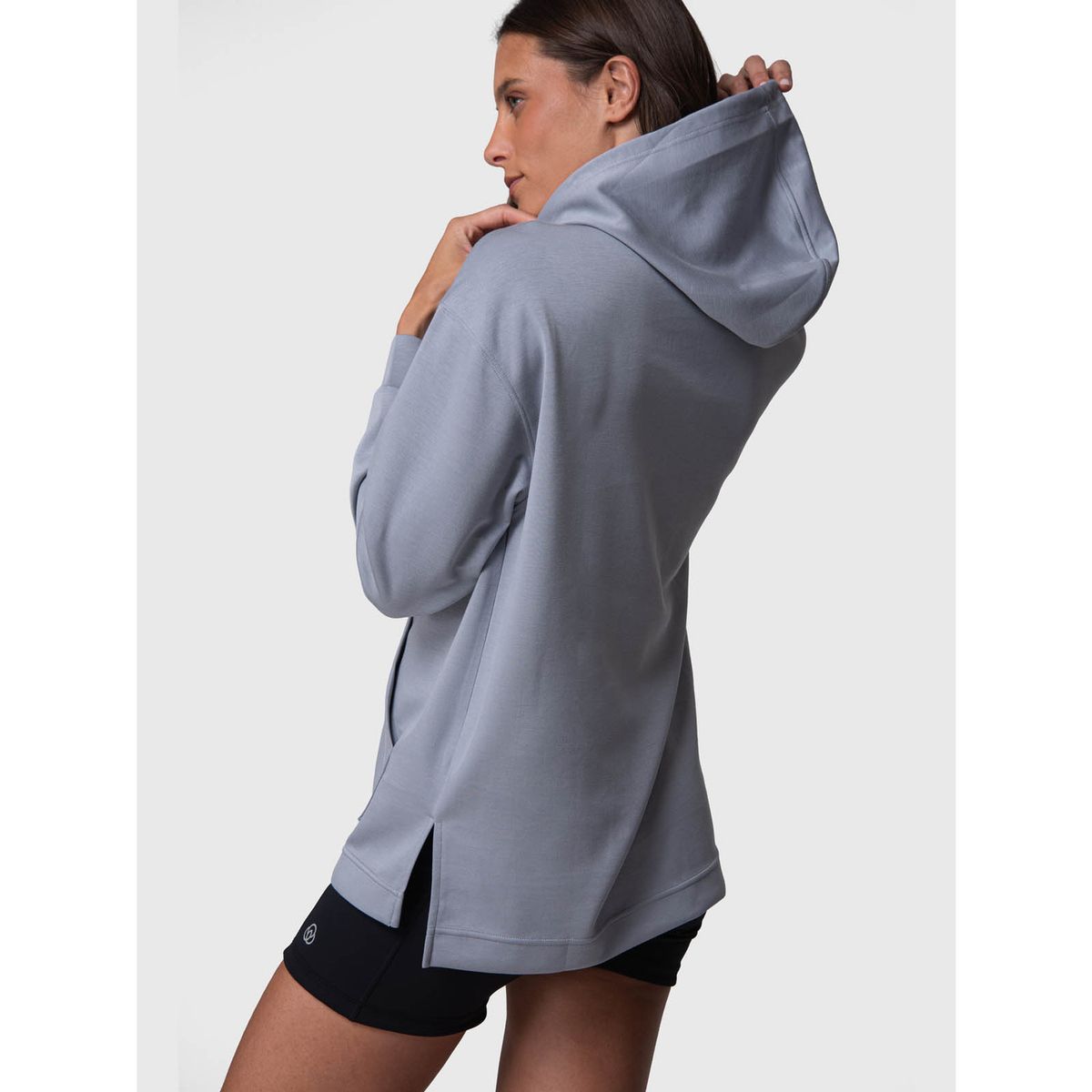 BSOUL - Poleron Mujer Hoodie Mara Rec Gris Claro BSOUL