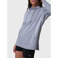 BSOUL - Poleron Mujer Hoodie Mara Rec Gris Claro