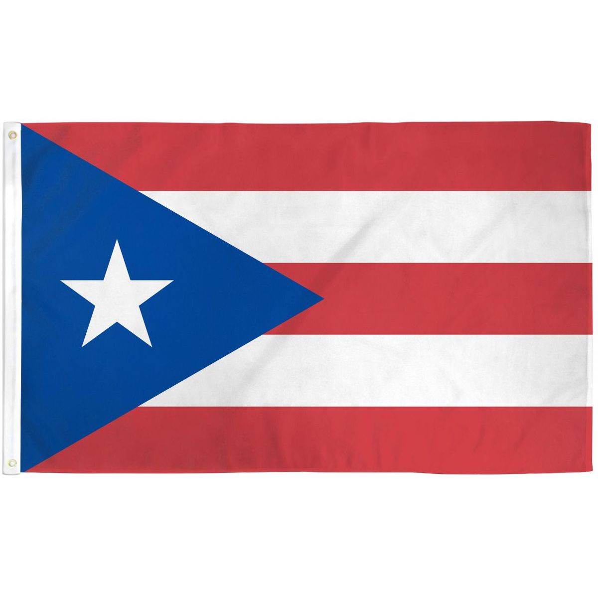 GENERICO - Bandera de Puerto Rico de 150cm x 90cm de Poliéster