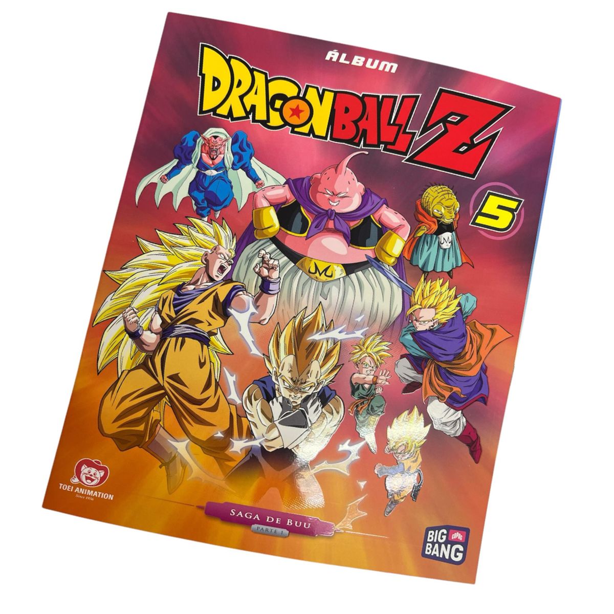COPAG - ÁLBUM TAPA BLANDA DRAGON BALL Z 5 – SAGA DE BUU – PARTE I + 50 SOBRES