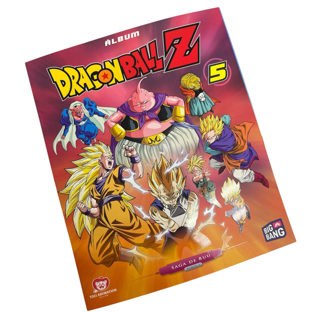 COPAG - ÁLBUM TAPA BLANDA DRAGON BALL Z 5 – SAGA DE BUU – PARTE I + 50 SOBRES