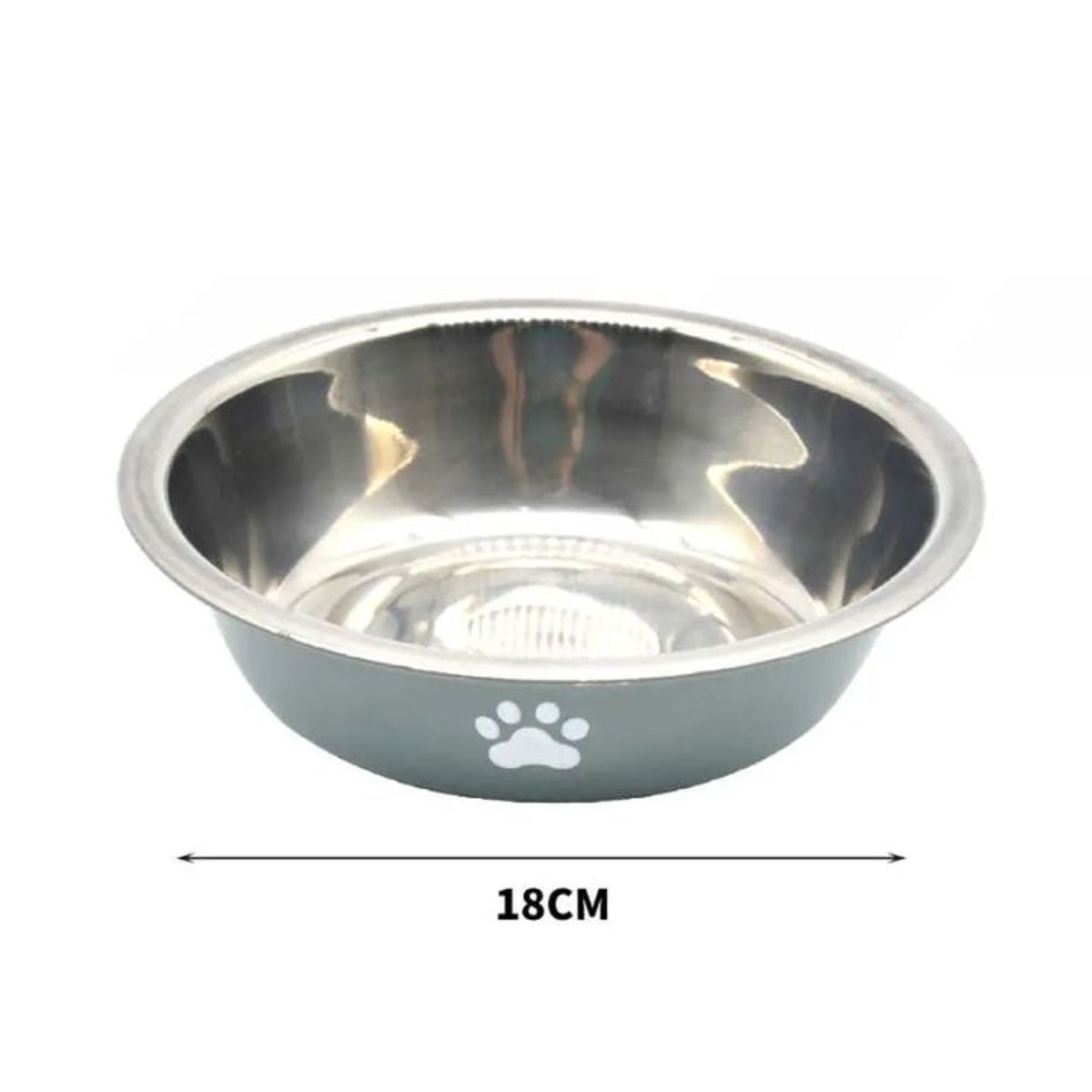 GENERICO - Comedero De Metal Para Mascotas - 18cm - Acero Inoxidable  Metal Reforzado - Colores Aleatorios