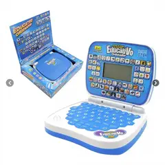 GENERICO - Computador Laptop juguete Interactivo Didactico ingles-español niños Azul