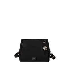 SECRET - Cartera Bandolera Boston Mediana Negra ST6