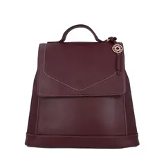 SECRET - Mochila Mujer Noruega Mediana PVC Burdeo ST6