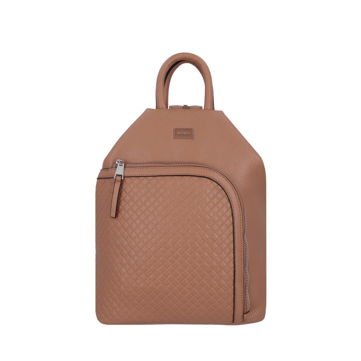 SECRET - Mochila Mujer Secret Oviedo Grande PVC Café ST6