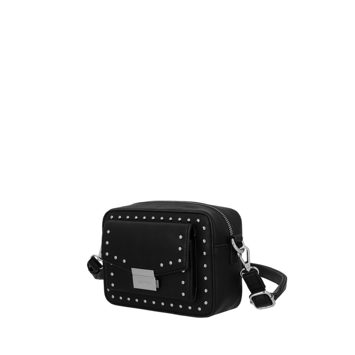 SECRET - Cartera Bandolera Secret Amsterdam Pequeña Negra ST6