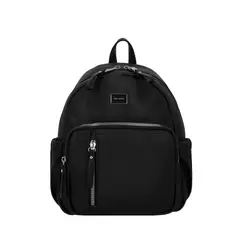 SECRET - Mochila Mujer Galicia Mediana PVC Negra ST6