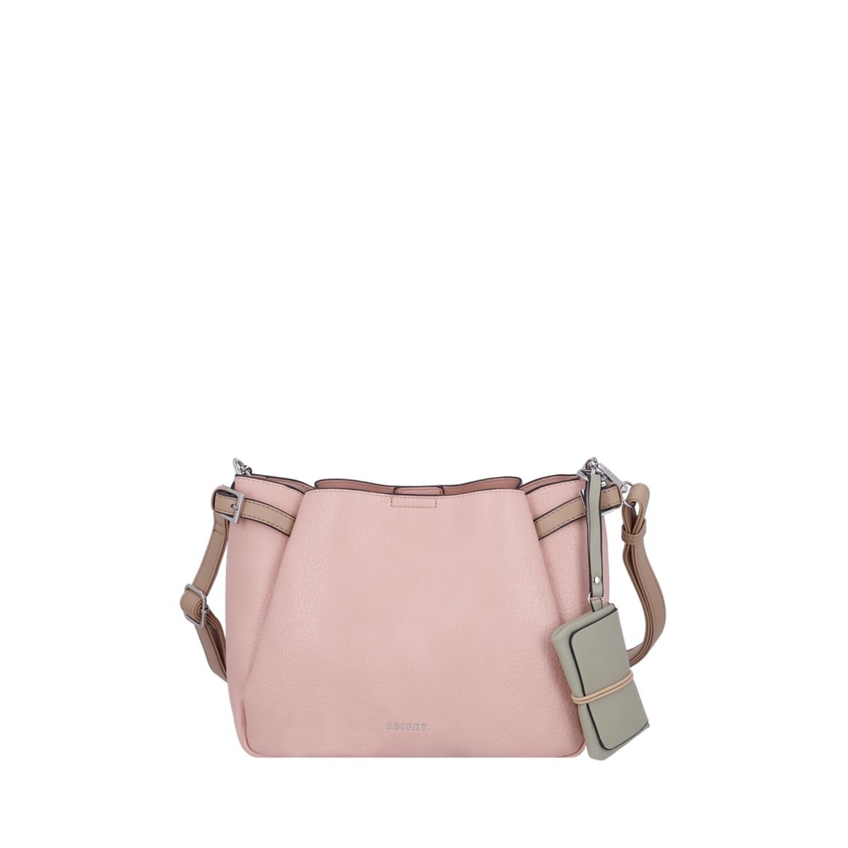 SECRET - Cartera Bandolera Secret Zamora Pequeña Rosada ST6