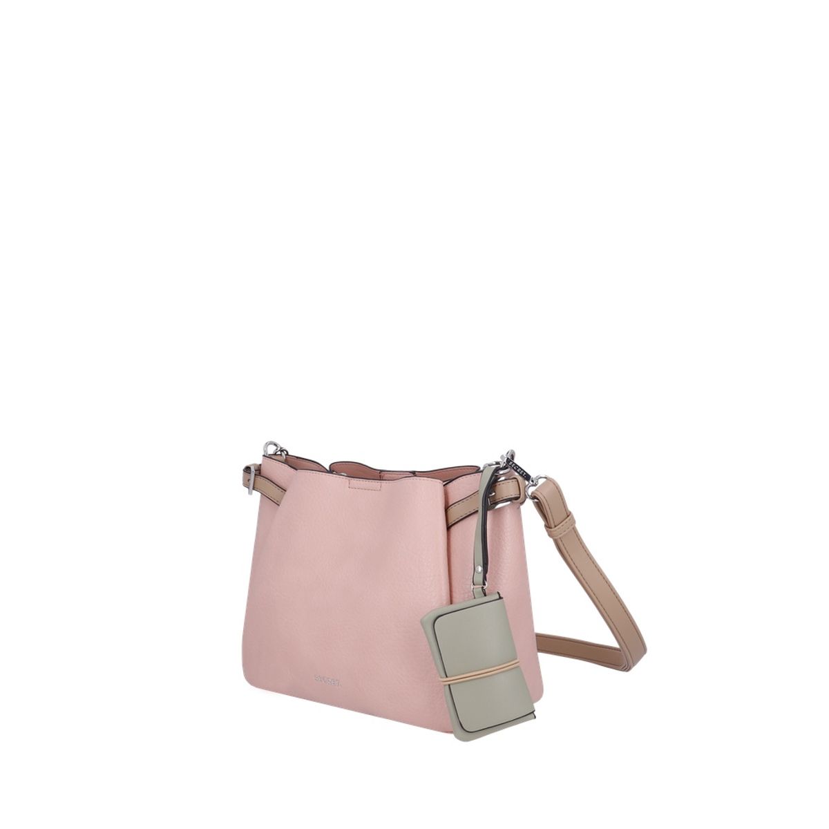 SECRET - Cartera Bandolera Secret Zamora Pequeña Rosada ST6