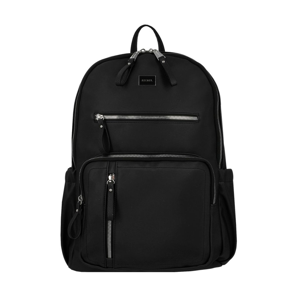 SECRET - Mochila Notebook 15" Secret Galicia Extra Grande PVC Negra ST6
