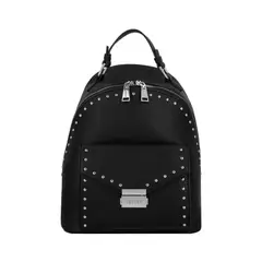 SECRET - Mochila Mujer Amsterdam Mediana PVC Negra ST6