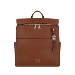 SECRET - Mochila Mujer Boston Grande PVC Café ST6