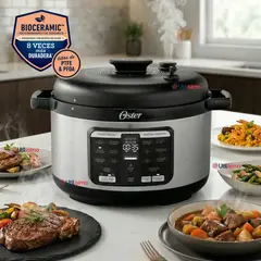 OSTER - Multi-olla rápida ovalada de 5.7L con 15 funciones CKSTPCECOV57 900W