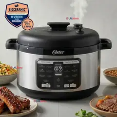 OSTER - Multi-olla rápida ovalada de 5.7L con 15 funciones CKSTPCECOV57 900W