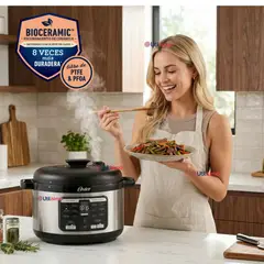 OSTER - Multi-olla rápida ovalada de 5.7L con 15 funciones CKSTPCECOV57 900W
