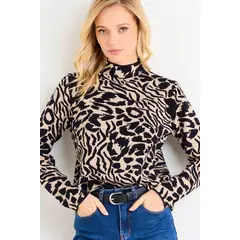 ASH - Sweater Jacquard Mujer Negro