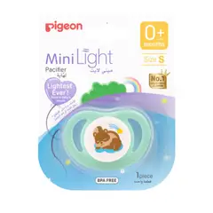 PIGEON - Chupete Odontológico Mini Light Talla S Verde