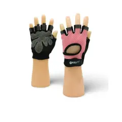 GENERICO - Par Guantes Fitness gym Dryfit Pink FullFit Talla S