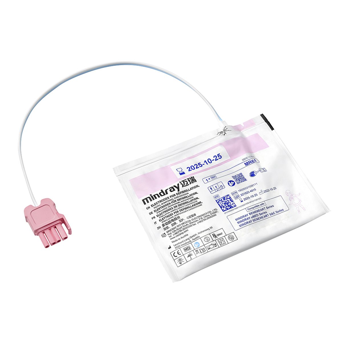 MINDRAY - Electrodos Infante Mindray Beneheart MR61