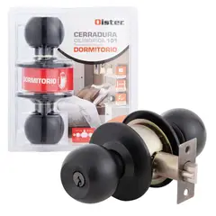 OISTER - Cerradura Cilíndrica 101 Dormitorio Negro
