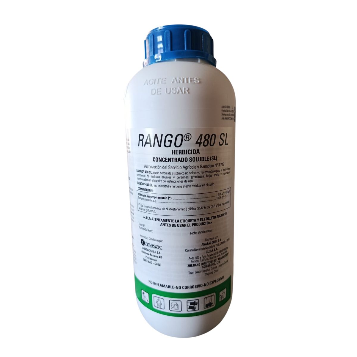 ANASAC - Herbicida Rango 480 SL Concentrado Soluble Control de Malezas 1 Litro