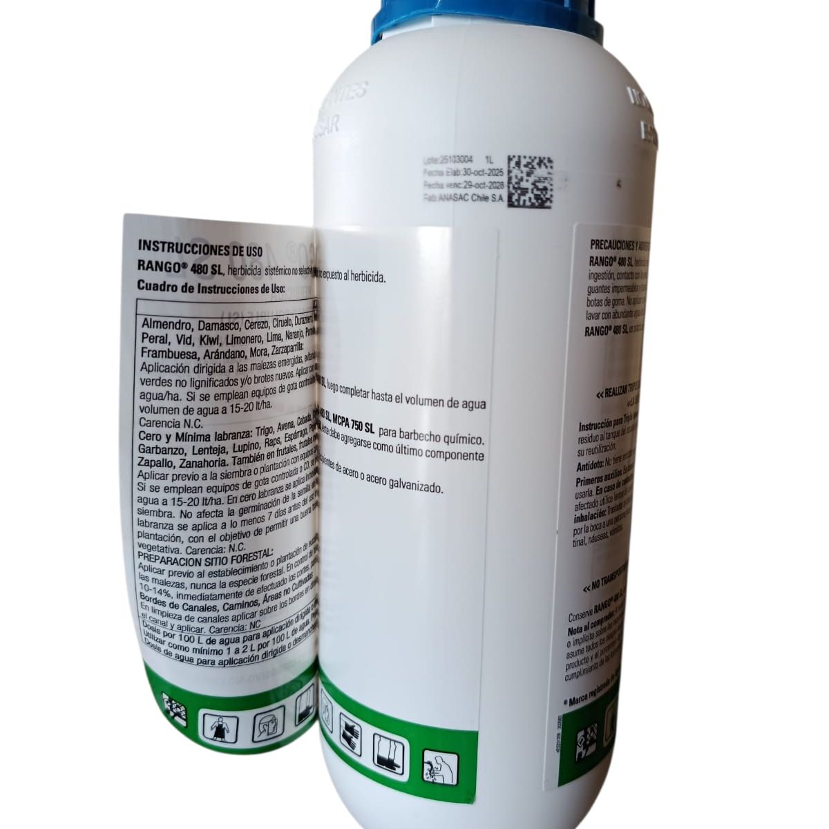 ANASAC - Herbicida Rango 480 SL Concentrado Soluble Control de Malezas 1 Litro