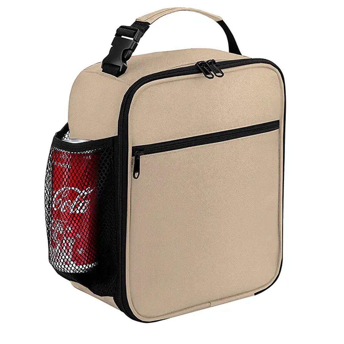 GENERICO - Lonchera Térmica Portátil Bolsa del Almuerzo Color Beige