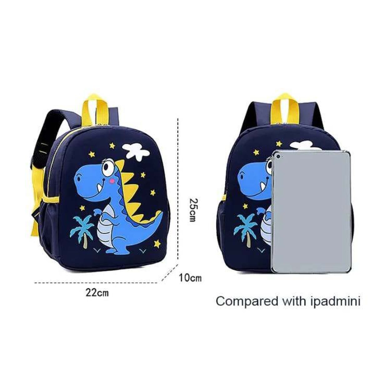 GENERICO - Mochila linda para niños 25 x 22 cm de poliéster
