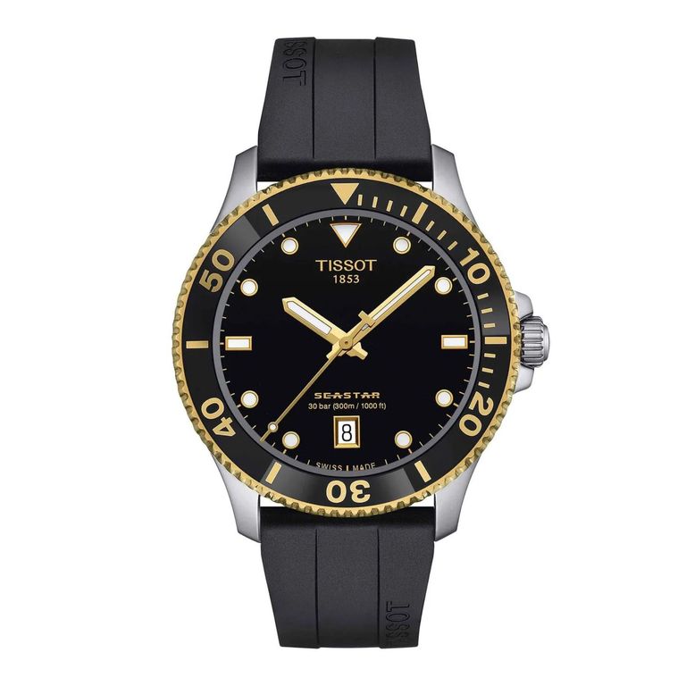 Reloj Seastar 1000 40mm T1204102705100 Negro 40