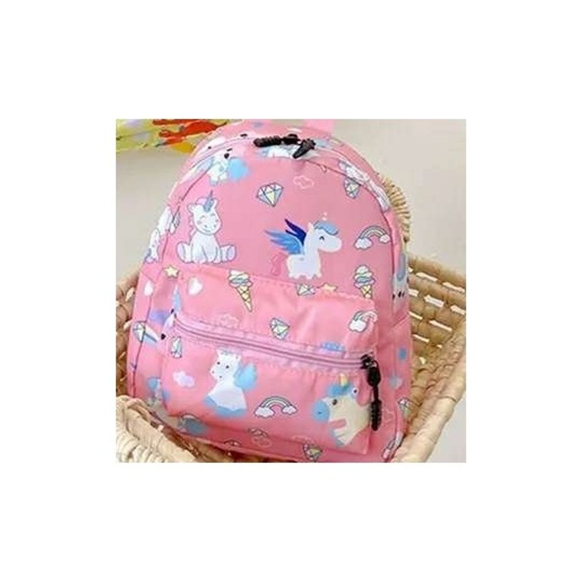 GENERICO - Mochila linda para niños 22 x 18cm. Material de poliéster