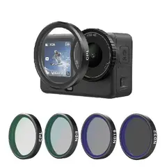 TELESIN - Kit de Filtros CPL + ND8 ND16 ND32 para DJI Osmo Action 6