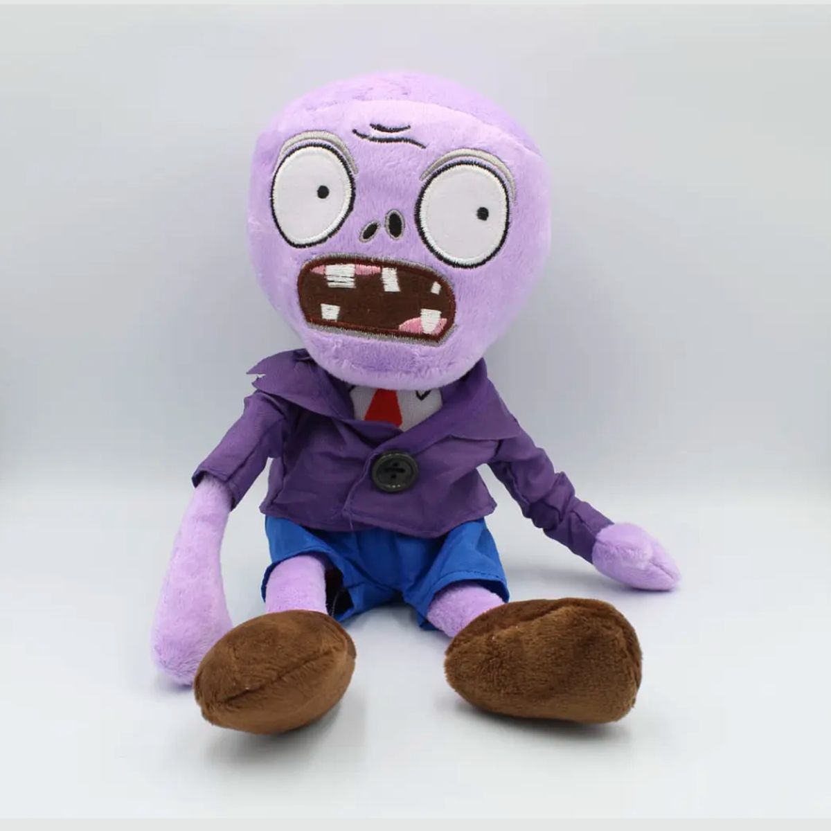 GENERICO - Peluche Plantas Vs Zombies PvZ Zombie Morado