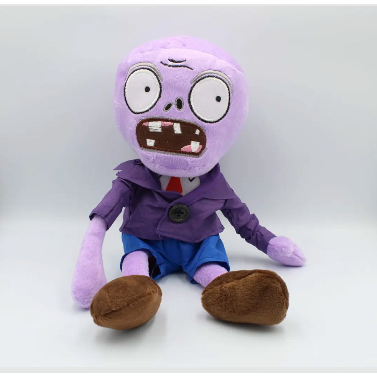 GENERICO - Peluche Plantas Vs Zombies PvZ Zombie Morado