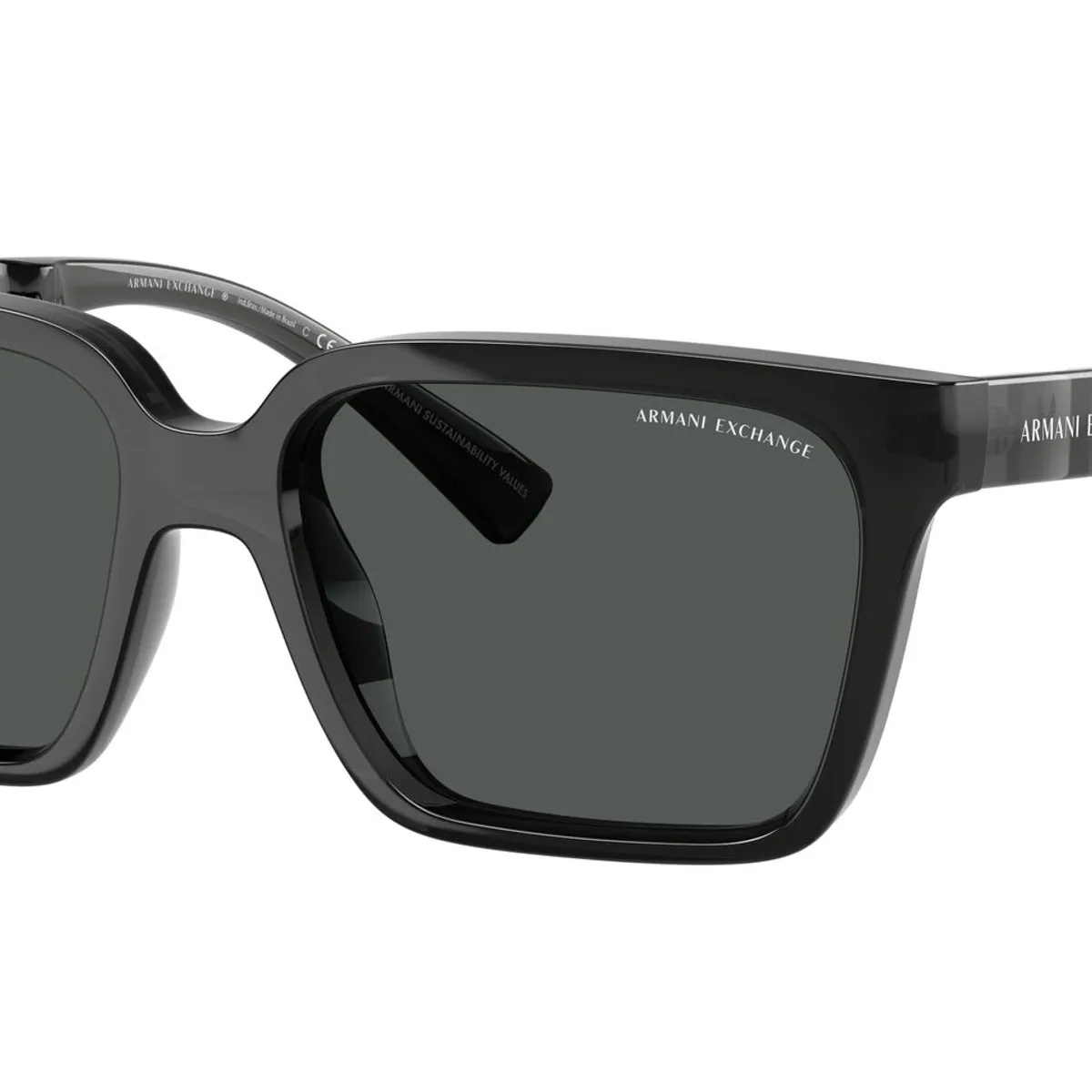 ARMANI EXCHANGE - LENTE DE SOL ARMANI EXCHANGE - AX4147S 835687 - Gris traslúcido brillante
