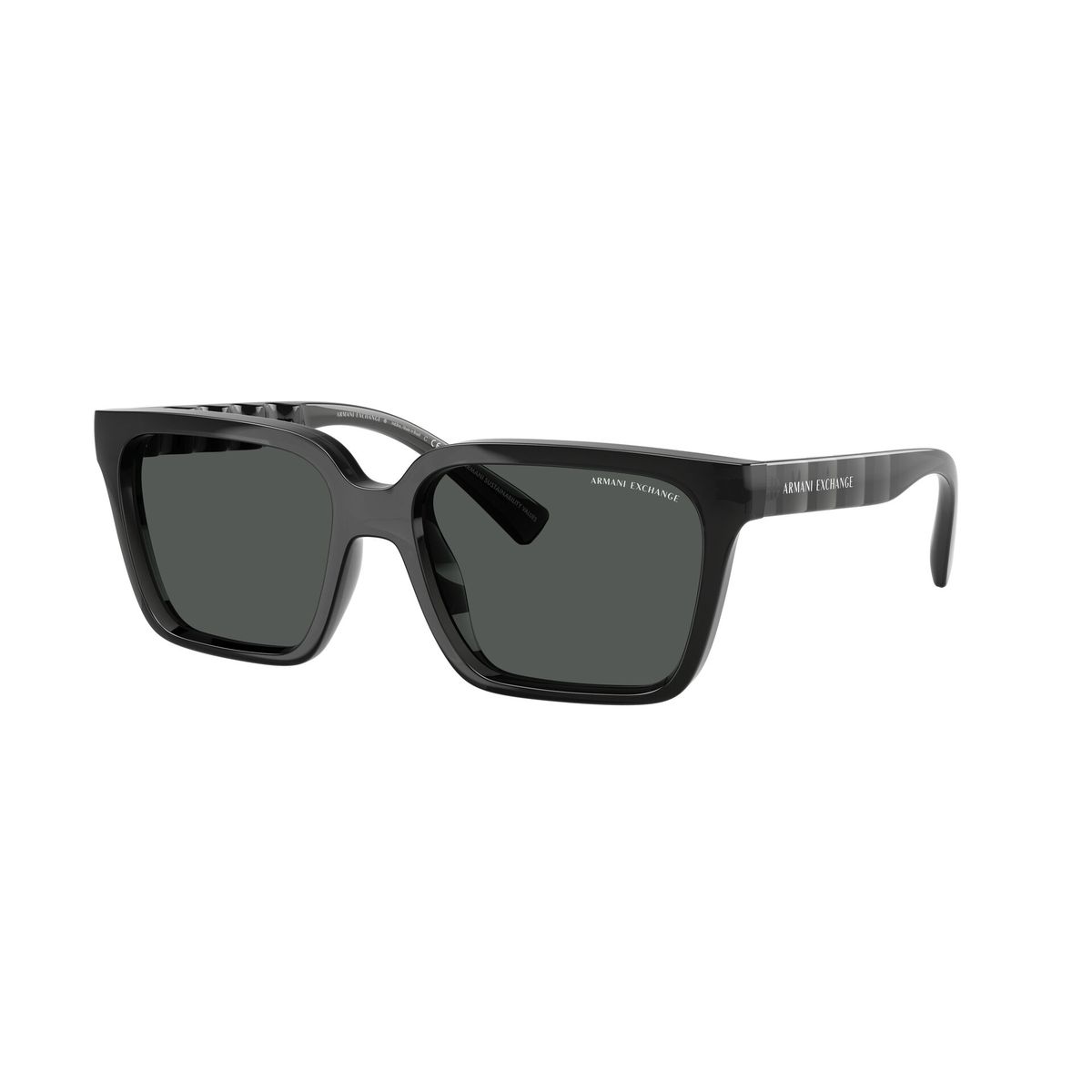 ARMANI EXCHANGE - LENTE DE SOL ARMANI EXCHANGE - AX4147S 835687 - Gris traslúcido brillante