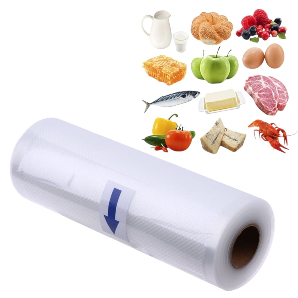 GENERICO - Rollo de Bolsas Para Sellar Al Vacío 20cm x 5 metros