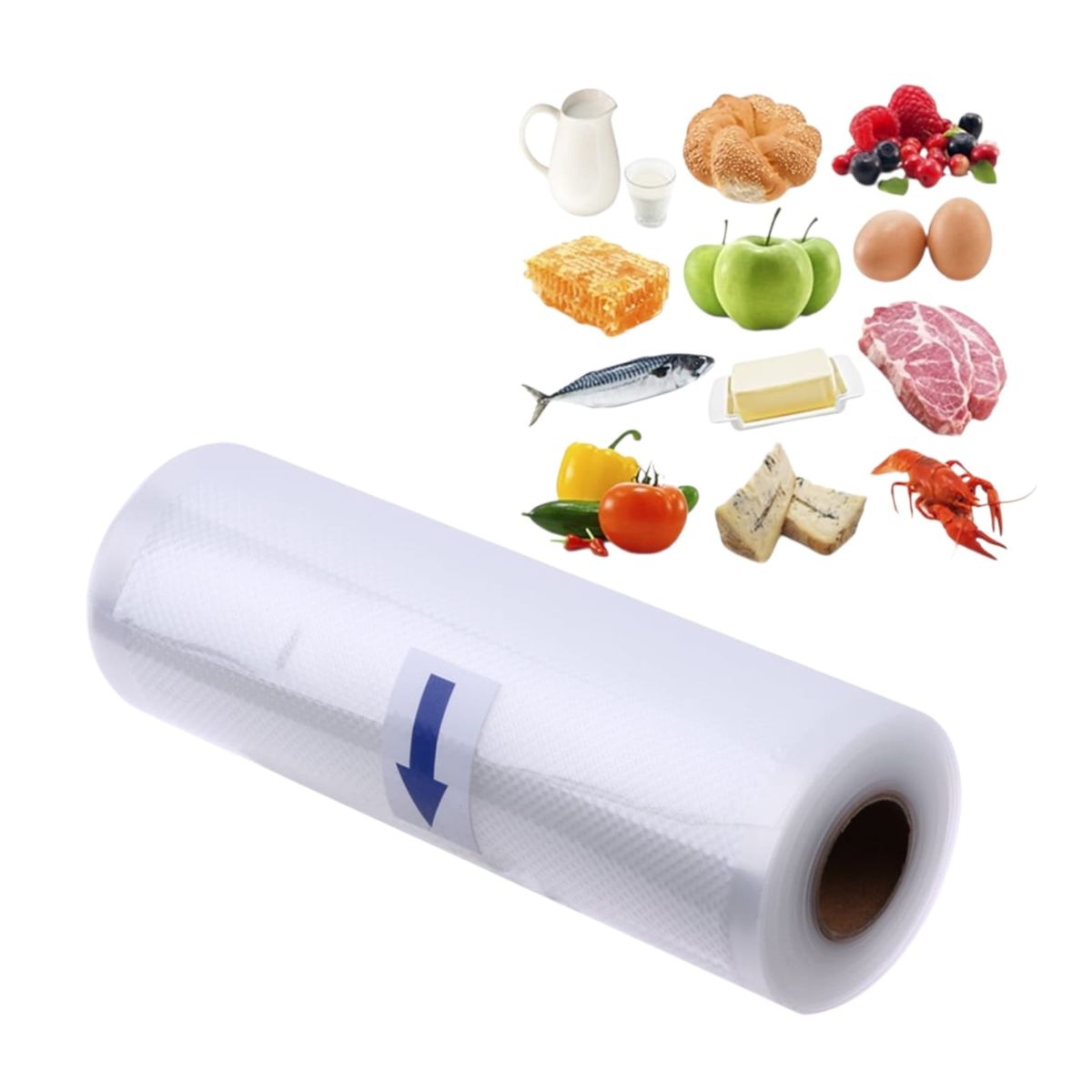 GENERICO - Rollo de Bolsas Para Sellar Al Vacío 20cm x 5 metros