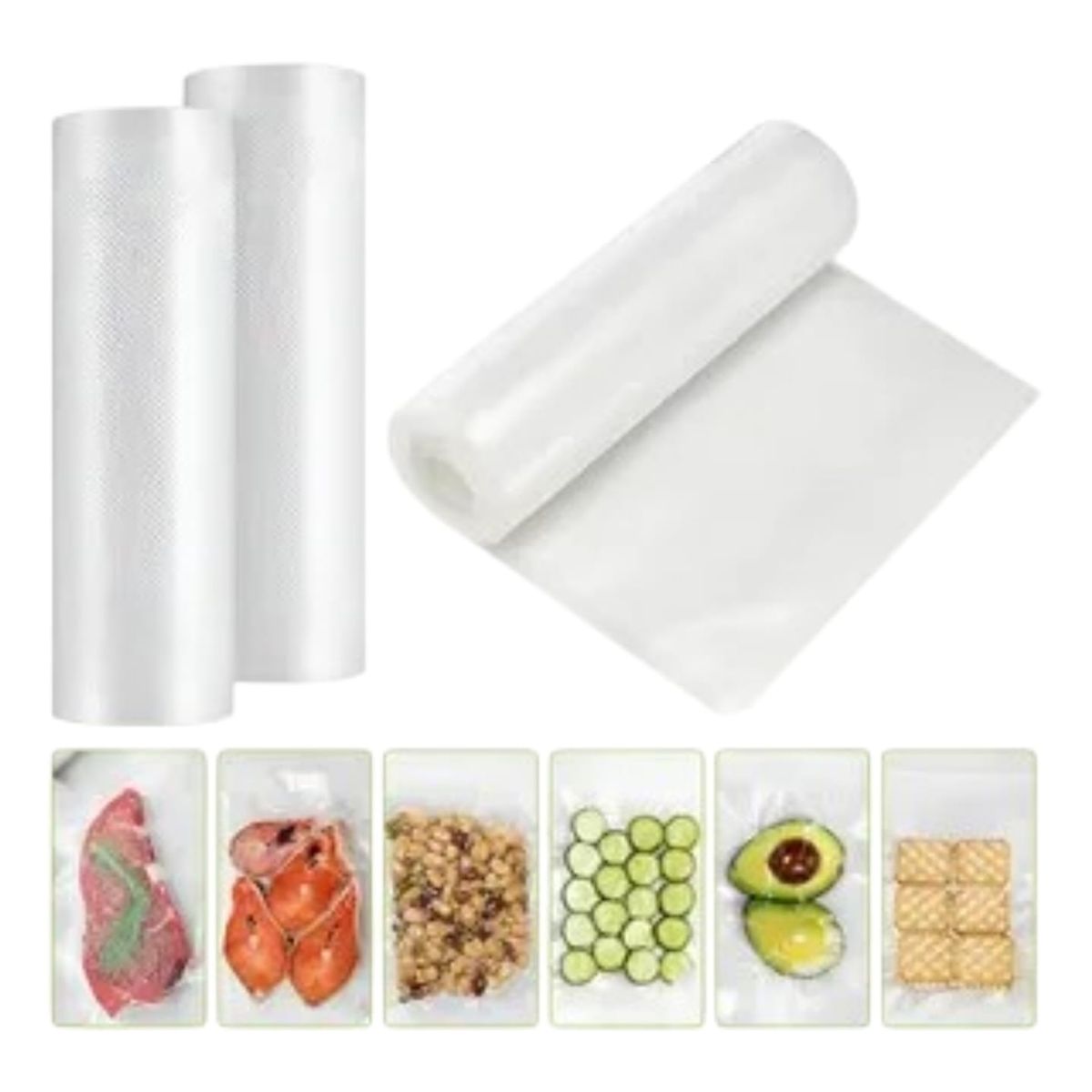 GENERICO - Rollo de Bolsas Para Sellar Al Vacío 20cm x 5 metros