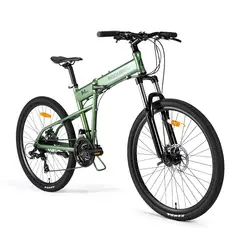 ROCKBROS - Bicicleta Montaña 8 Velocidades Cuadro Aluminio Aro 26 SGD26EE
