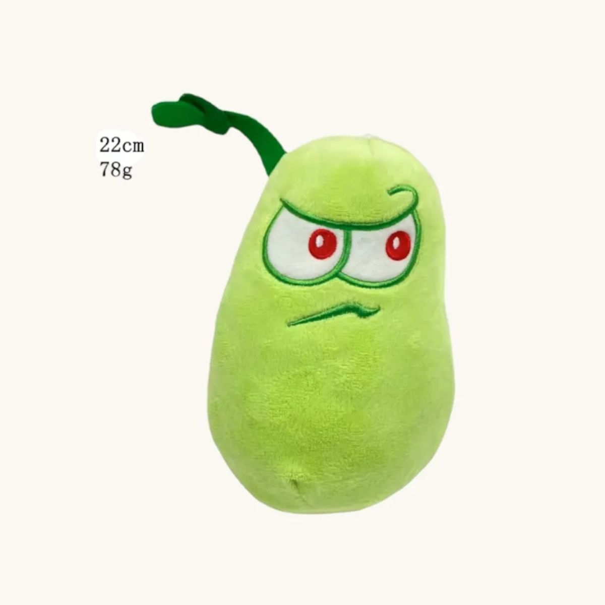 GENERICO - Peluche Plantas Vs Zombies Frijol Laser 22 Cm Pvz