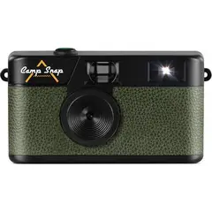 CAMPSNAP - Cámara 8MP - Estilo Vintage - 2000 Fotos - Recargable USB-C - Fácil de Usar