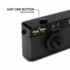 CAMPSNAP - Cámara 8MP - Estilo Vintage - 2000 Fotos - Recargable USB-C - Fácil de Usar