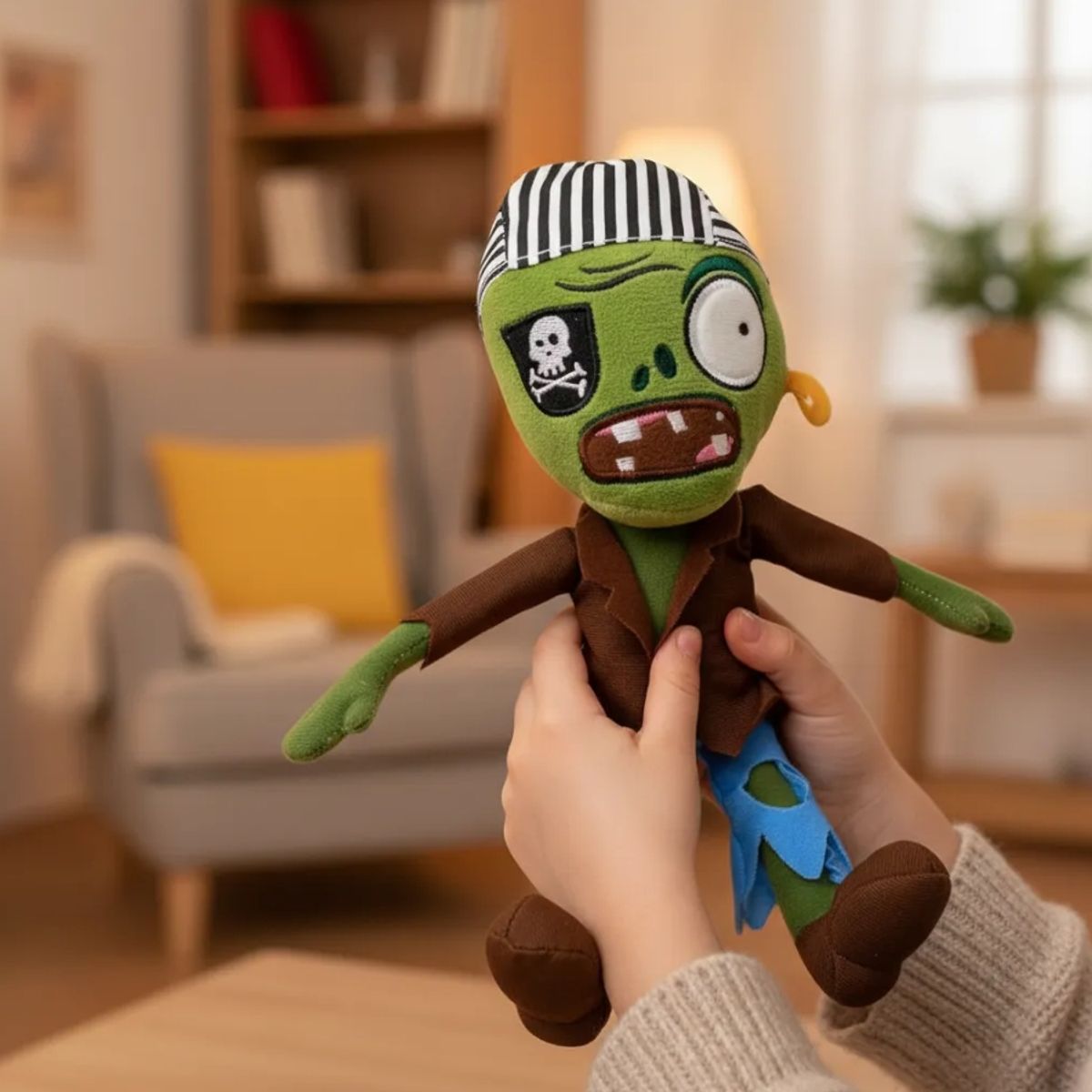 GENERICO - Peluche Zombie Pirata Plantas Vs Zombies Pvz 25 Cm