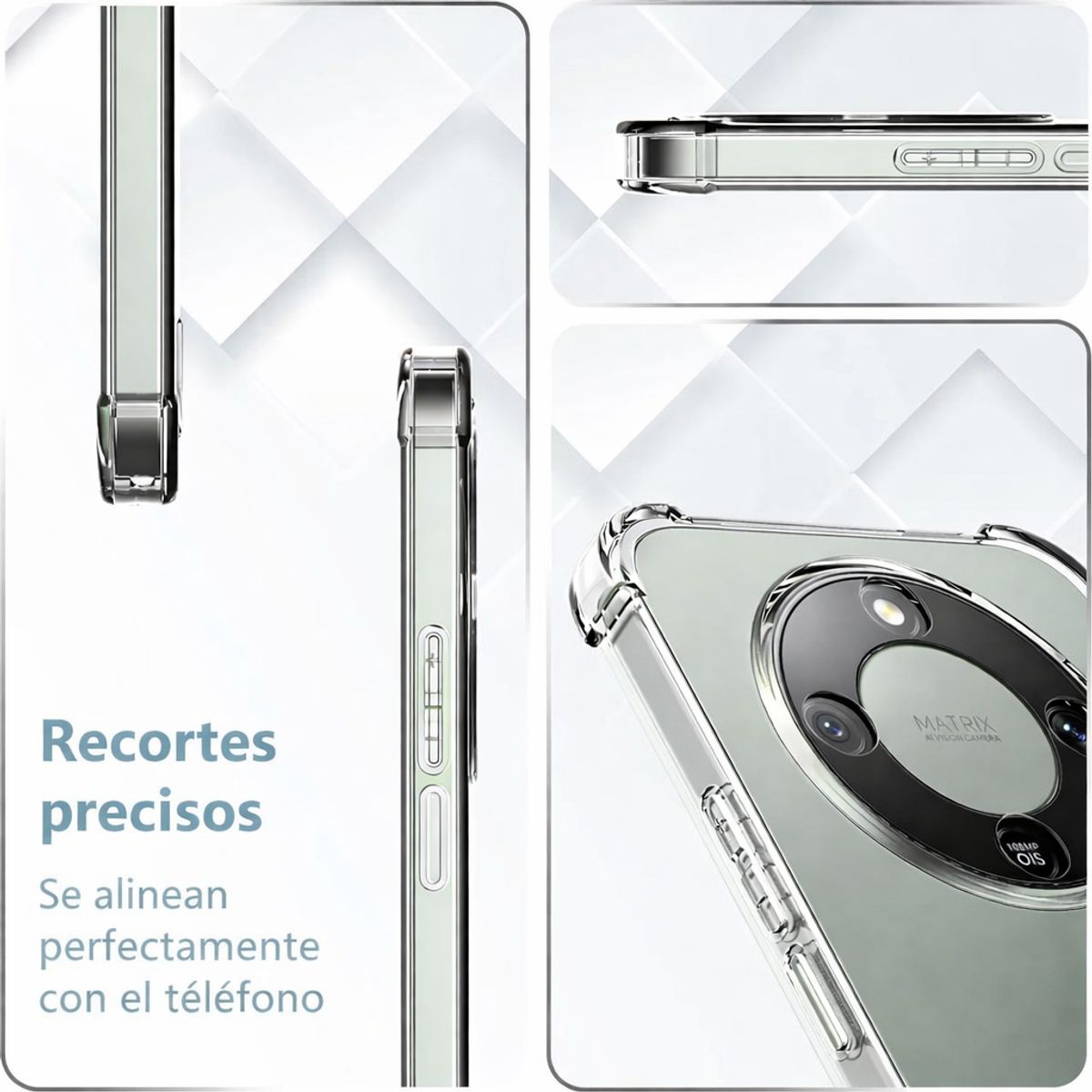 GENERICO - CARCASA TRANSPARENTE ANTIGOLPE PARA HONOR MAGIC 8 LITE