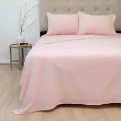 DORAL - SABANAS POLAR LISA COMPOSE DELUXE ROSA VIEJO 2 PLAZAS